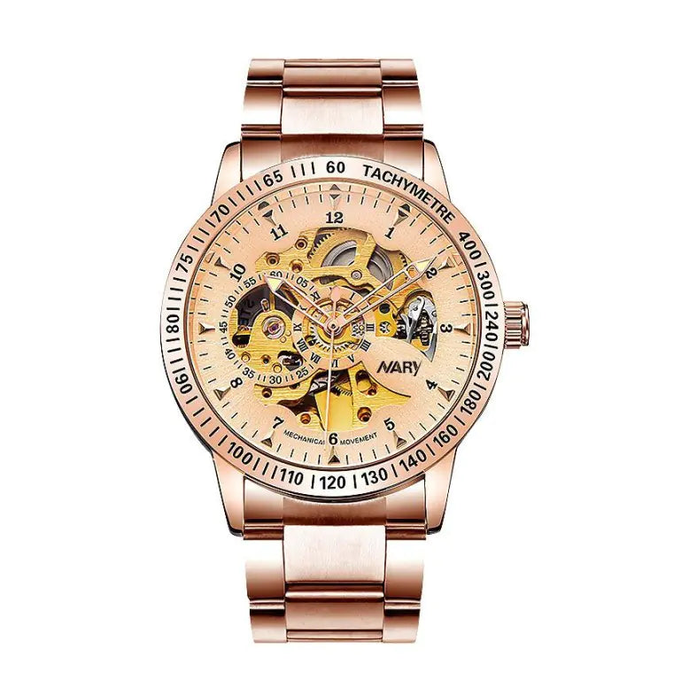 Stylish Men's Mechanical Watch - Brand Design
